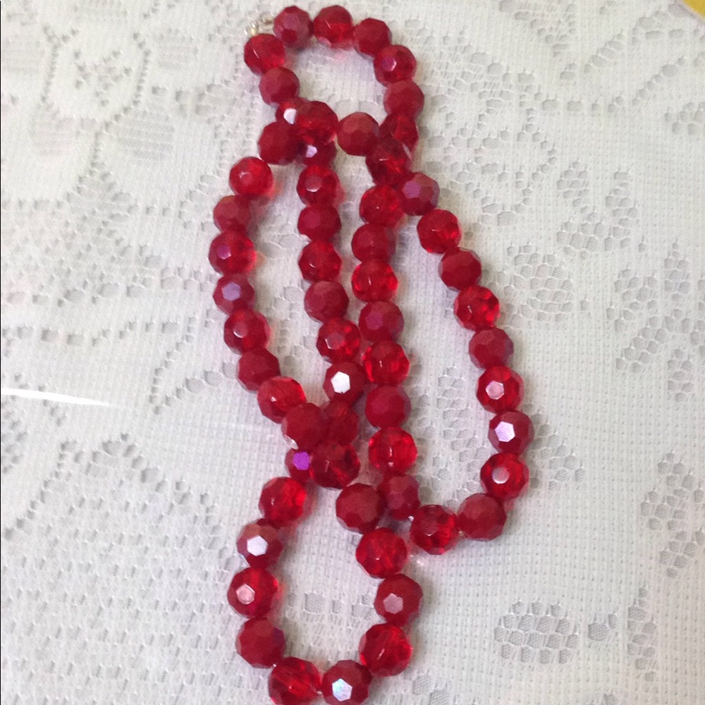 Ruby Red Necklace